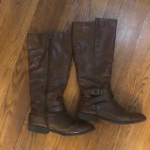 Madixe Below the Knee Zippered Boots